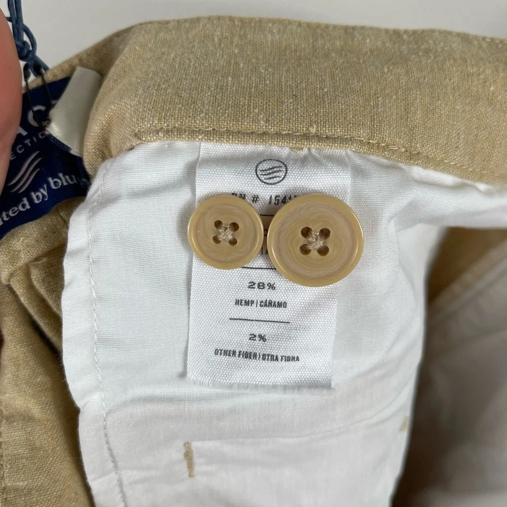 Impact Collection United by Blue Men's Chino Shorts Cotton Size 34 NWT - Picture 10 of 11